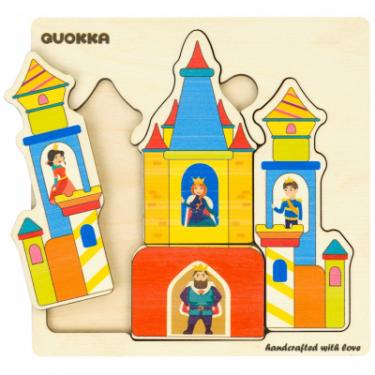 Развивающая игрушка Quokka Набор пазлов Рыба, Сказочный замок и Воздушный Шар Фото 1