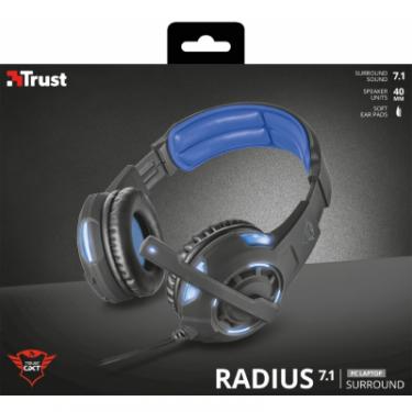 Наушники Trust GXT 350 Radius 7.1 Surround USB BLACK Фото 6