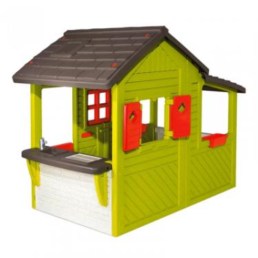 Игровой домик Smoby Садовый домик с кухней-барбекю и звонком Фото