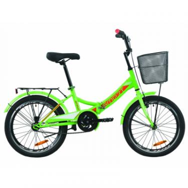 Велосипед Formula 20" SMART Vbr рама-13" St 2020 зелено-красный с бе Фото