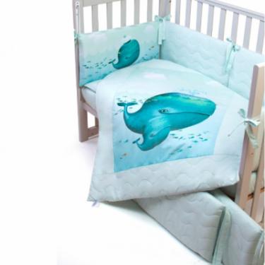 Детский постельный набор Верес Menthol whale (6 ед.) Фото 2