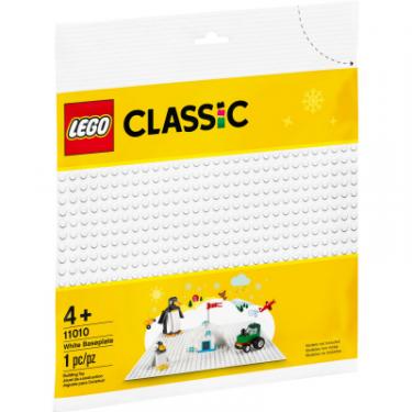 Конструктор LEGO Classic Белая базовая пластина 1 деталь Фото