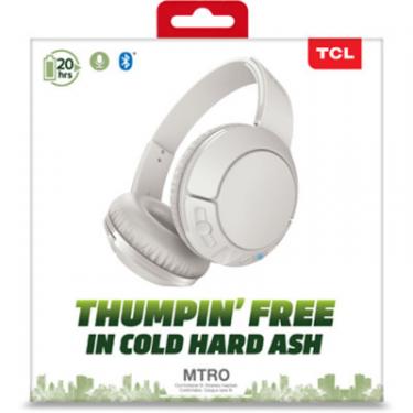 Наушники TCL MTRO200BT Bluetooth Ash White Фото 7