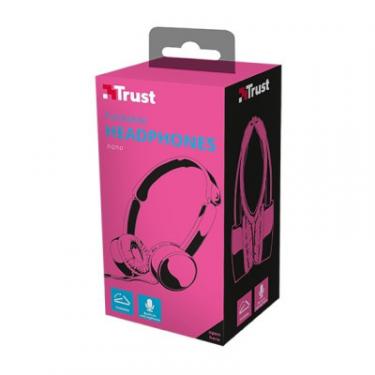 Наушники Trust Nano On-Ear Mic Pink Фото 8