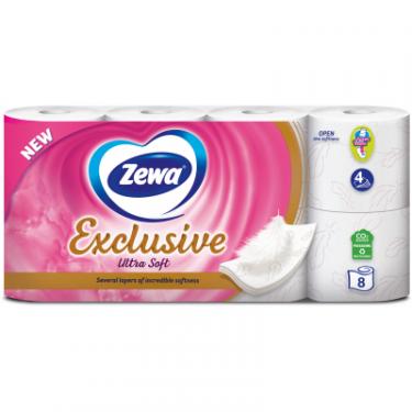 Туалетная бумага Zewa Exclusive Ultra Soft 4 шари 8 рулонів Фото 1