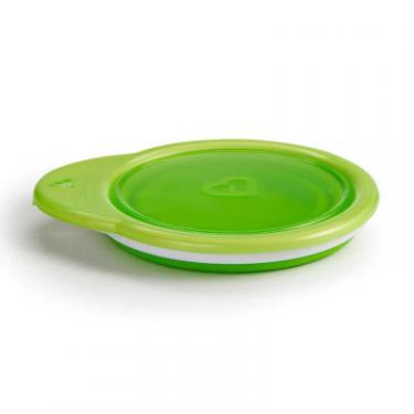 Набор детской посуды Munchkin Тарелка дорожная Go Bowl зеленая Фото 1