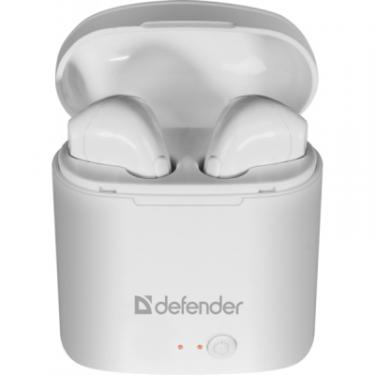 Наушники Defender Twins 630 TWS Bluetooth White Фото 1