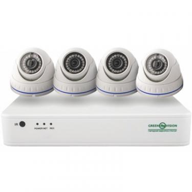 Комплект видеонаблюдения Greenvision GV-IP-K-S30/04 1080P Фото