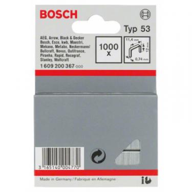 Скобы для строительного степлера Bosch 12мм ТИП 53, 1000шт Фото