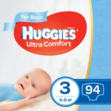 Подгузники Huggies Ultra Comfort Giga 3 для мальчиков (5-9кг) 94 шт Фото