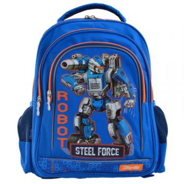Рюкзак школьный 1 вересня S-22 Steel Force Фото 1
