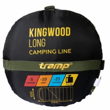 Спальный мешок Tramp Kingwood Long Olive/Grey R Фото 10