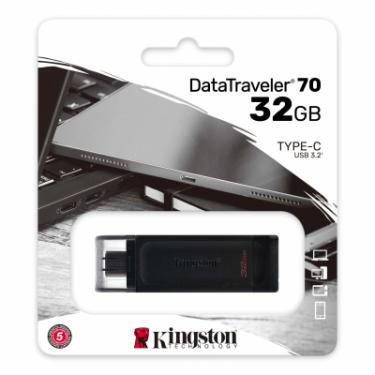 USB флеш накопитель Kingston 32GB DataTraveler 70 USB 3.2 / Type-C Фото 2