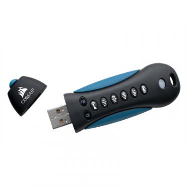 USB флеш накопитель Corsair 32GB Padlock 3 Blue USB 3.0 Фото 3