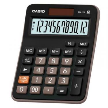 Калькулятор Casio MX-12B-W-EC черный Фото