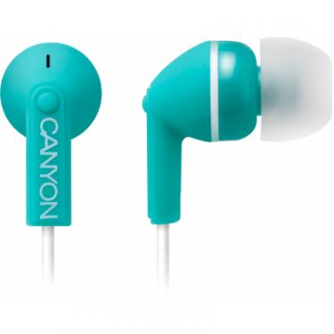 Наушники Canyon fashion earphones Green Фото