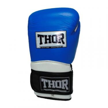 Боксерские перчатки Thor Pro King 10oz Blue/White/Black Фото 1