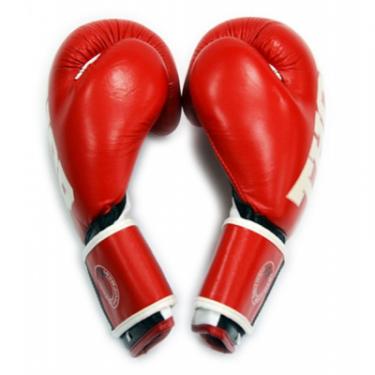 Боксерские перчатки Thor Shark Шкіра 10oz Червоні Фото 1