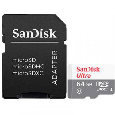 Карта памяти SanDisk 64GB microSD class 10 Ultra Light Фото