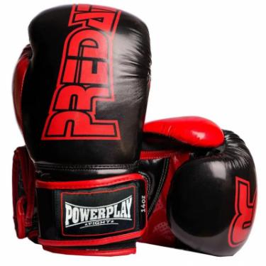 Боксерские перчатки PowerPlay 3017 14oz Black Фото