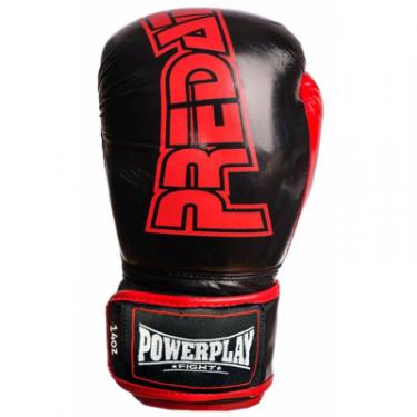 Боксерские перчатки PowerPlay 3017 14oz Black Фото 2