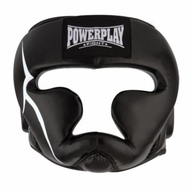 Боксерский шлем PowerPlay 3066 L Black Фото 1