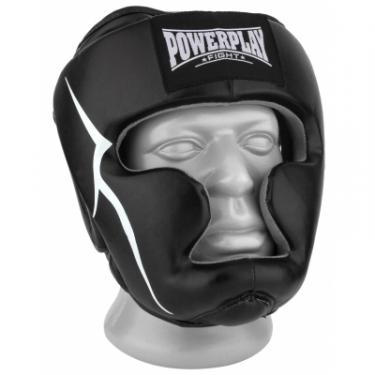 Боксерский шлем PowerPlay 3066 L Black Фото 2