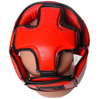 Боксерский шлем PowerPlay 3049 M Red Фото 4