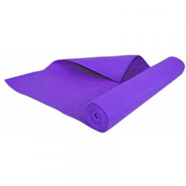 Коврик для фитнеса Power System Fitness Yoga Mat PS-4014 Purple Фото 2