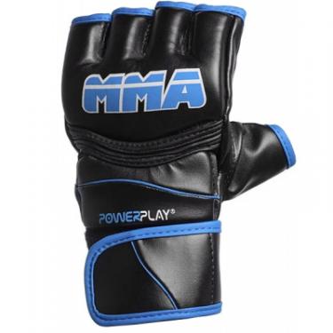 Перчатки для MMA PowerPlay 3055 M Black/Blue Фото