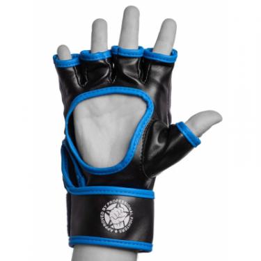 Перчатки для MMA PowerPlay 3055 M Black/Blue Фото 1