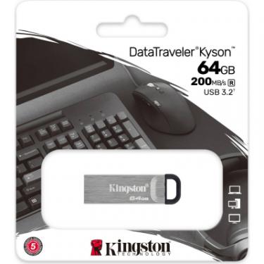 USB флеш накопитель Kingston 64GB Kyson USB 3.2 Фото 3