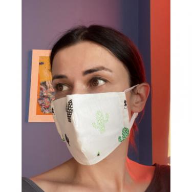 Защитная маска для лица Red point Кактусы бел S/M Фото 3