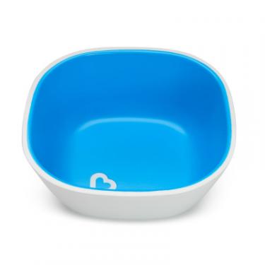 Тарелка детская Munchkin Splash Bowls 2 шт. Зелена та блакитна Фото 1