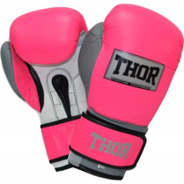 Боксерские перчатки Thor Typhoon 12oz Pink/White/Grey Фото