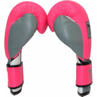 Боксерские перчатки Thor Typhoon 12oz Pink/White/Grey Фото 3