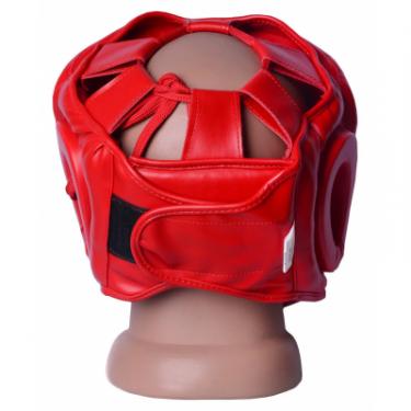 Боксерский шлем PowerPlay 3043 L Red Фото 3