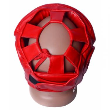 Боксерский шлем PowerPlay 3043 L Red Фото 4