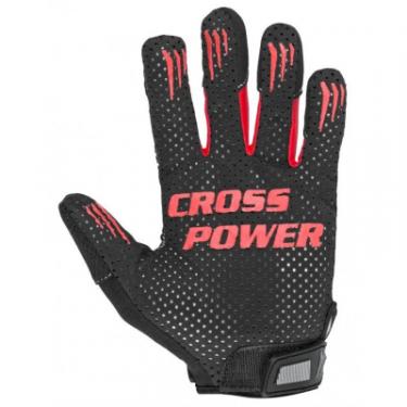 Перчатки для фитнеса Power System Cross Power Black/Red XXL Фото 1