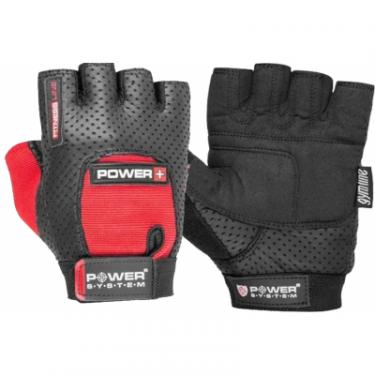 Перчатки для фитнеса Power System Power Plus PS-2500 Black/Red L Фото