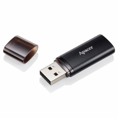 USB флеш накопитель Apacer 64GB AH25B Black USB 3.1 Фото 1