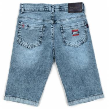 Шорты A-Yugi джинсовые с потертостями Фото 1