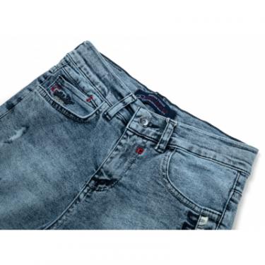 Шорты A-Yugi джинсовые с потертостями Фото 2