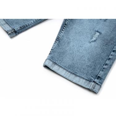 Шорты A-Yugi джинсовые с потертостями Фото 3