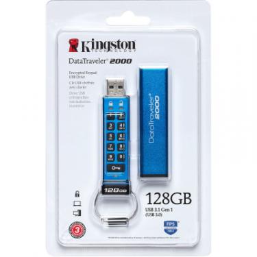USB флеш накопитель Kingston 128GB DataTraveler 2000 USB 3.0 Фото 6
