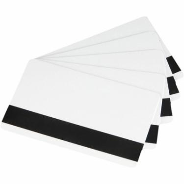 Карточка пластиковая чистая IDCard с магнитной полосой, white Фото