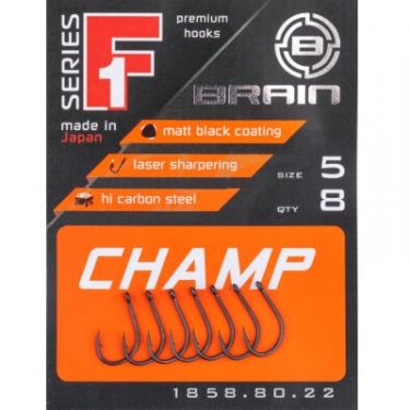 Крючок Brain fishing F1 Champ 10 (10 шт/уп) Фото 1