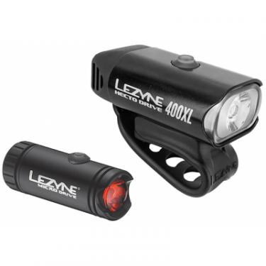 Комплект велофар Lezyne Micro Drive 400XL/Micro Drive Rear 450/30 Lm Black Фото