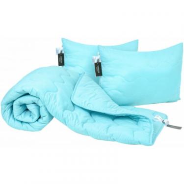 Одеяло MirSon Набор шелковый 1691 Eco Light Blue Одеяло 200х220+ Фото