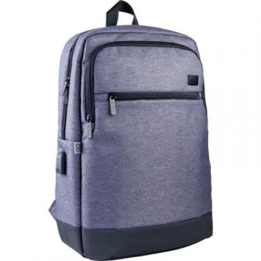 Рюкзак школьный GoPack Сity 166 серый Фото 1